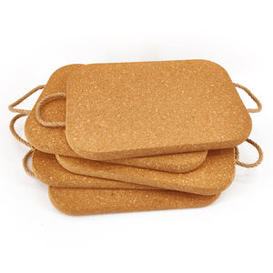 Mantel Individual de corcho para cocina, placa caliente, almohadillas para posavasos, olla de calor alto, estante para alimentos, plantas naturales, alfombrilla de corcho troquelada - Product Image 1