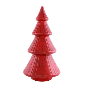 Klassische Harz-Weihnachtsbaumschmuck rot und grün Harz-Weihnachtsbaum DIY-Dekoration Weihnachtshandwerk