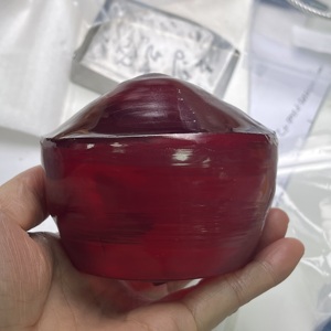 พลอยทับทิมสังเคราะห์ 1.3 กก. แบบไม่เจียระไน สำหรับงานแกะสลักตกแต่ง - Product Image 4