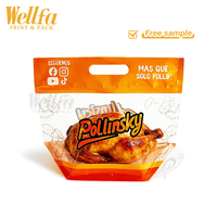 Sacs à poulet rôti avec poignée, personnalisables avec logo, résistants à la chaleur et anti-buée, pour micro-ondes, pour Halloween effrayant