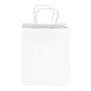 KM Custom <b>Biodegradable</b> Folding Kraft Paper Bag Cheap Price Shopping Gift <b>Packaging</b> Luxury Paper Bag for Drinking with Jewelry - Product Image 4