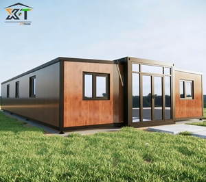 Maison conteneur extensible préfabriquée mobile Tiny Casa de luxe avec isolation extérieure pour l'eau <span class=keywords><strong>et</strong></span> l'électricité - Product Image 1