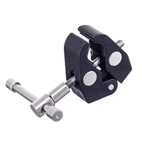 Super Pince Crabe avec Fixation à Vis 1/4 et 3/8 pour Appareil Photo DSLR, Lumière LED, Microphone, Moniteur, Bras Magique, Trépied, Bord de Table, Studio Vlog