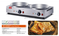 Crêpières et crêpes électriques à double plaque simple CE commerciales à vendre