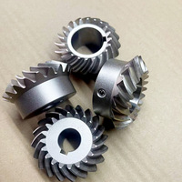 Fabrication de prototypes en série, usinage CNC personnalisé, engrenage conique en spirale en métal, couronne d'engrenage, fourniture d'usine, engrenage de haute précision