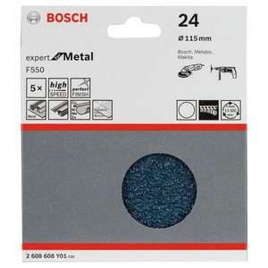 BOSCH - 2608608Y05 Feuille abrasive F550 (5 pièces) -EAN 3165140805889 ABRASIFS PAPIERS ABRASIFS - Product Image 2