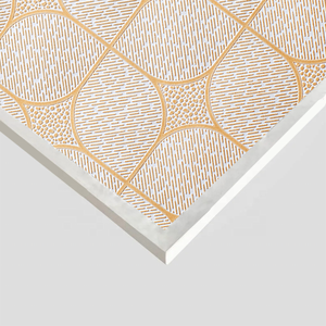 Pannello per Controsoffitto in PVC Ignifugo 2x2, Lastra Decorativa per Soffitto con Rivestimento in Alluminio, Produzione Cinese - Product Image 2