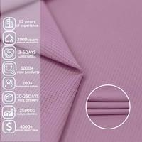 Tela Elástica de Nailon y Spandex Transpirable y Resistente a la Abrasión de Secado Rápido para Camisetas/Leggings/Pantalones Deportivos