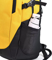 Sac à dos pour ordinateur portable en polyester imperméable et durable avec fermeture éclair, unisexe, pour l'université et les voyages