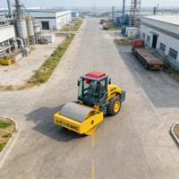 Compacteur routier CNCMC TRSH08 à tambour unique de 8 tonnes avec moteur Changfa, 58,8 kW, haute efficacité, pour la construction de routes en asphalte