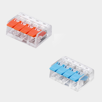 Connecteur de fil ELEWIND Série de connecteurs 4PIN Connecteur universel à borne rapide Connecteur multifonctionnel à alimentation parallèle souple et dure