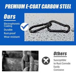 Chất lượng cao nặng nhiệm vụ nhỏ <span class=keywords><strong>Carabiner</strong></span> móc nhà máy bán buôn cắm trại Phụ kiện đi bộ đường dài móc khóa võng - Product Image 6