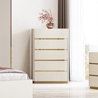 Lit double, meubles de chambre modernes, ensembles complets de meubles de chambre, cadre en bois, lit double de luxe, ensemble de chambre king size