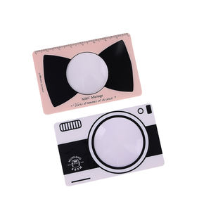 बहु-समारोह कस्टम लोगो व्यापार उपहार के लिए ग्लास 3x जेब मैग्निफायर कार्ड - Product Image 3