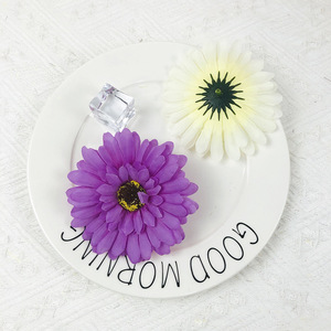Fleurs artificielles de gerbera, diamètre 10 cm, têtes de chrysanthèmes pour décoration de mariage, décoration intérieure, arrangement floral, bricolage - Product Image 4