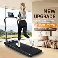 Caminadora Eléctrica Plegable Portátil de Alto Rendimiento con Velocidad Ajustable y Música para Entrenamiento Físico en Casa