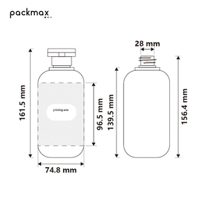 ขวดแชมพูแบบหัวปั๊มทรงกลม HDPE ขนาด 300 มล. 500 มล. สำหรับเด็ก สัตว์เลี้ยง - ขวดสำหรับสุนัขและแมวแบบกำหนดเองระดับพรีเมียม - Product Image 5