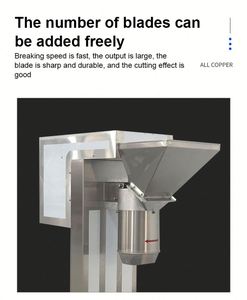Industrial Fruit <b>Vegetable</b> Processing Machine Potato Cutter Grinder with Slicer <b>Chopper</b> Features <b>for</b> Raw Materials Milk Water - Product Image 4