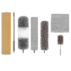 Microfiber <strong>Duster</strong> with <strong>Extendable</strong> Long Handle Fine Fiber Dust Collector Washable Household Cleaning Brushes Flexible - Product Image 4