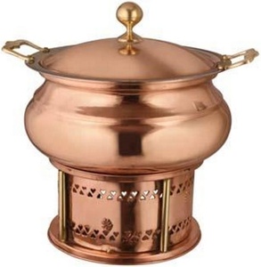 Plat à réchaud ethnique vintage de style antique - Product Image 1