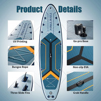 TIDETREK 11'6" 35" Planche de paddle gonflable, Planche de surf, Planche de SUP, Planche de surf gonflable, Vente en gros usine, Prix abordable