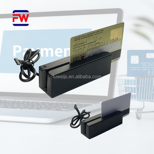 Lecteur de cartes à bande magnétique professionnel DuPont Mini 123 MSR90 avec interface USB 2.0 en ABS pour caisses enregistreuses et cartes bancaires/de membre - Product Image 4