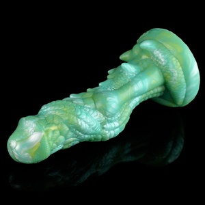 Factory Supply Popular Mixed Color Silicone Soft Fantasy Animal <b>Dildo</b> Female Masturbation Sex Toys for Woman - Product Image 3