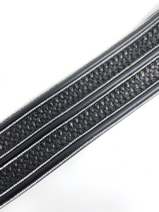 Nuevas Pantuflas de Mujer con Borde Ancho Plisado de 7 Centímetros y Accesorios de Pedrería en la Parte Superior - Product Image 3