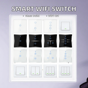 スマートタッチスイッチ1/2/3ギャング2.4GHz <span class=keywords><strong>WiFi</strong></span>ライトタイマー220v-240v 10A EUガラス材料モバイルAPP制御 - Product Image 5