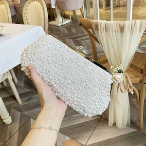 Bolso <span class=keywords><strong>de</strong></span> mano <span class=keywords><strong>de</strong></span> perlas <span class=keywords><strong>de</strong></span> lujo al por mayor <span class=keywords><strong>para</strong></span> mujer bolso <span class=keywords><strong>de</strong></span> noche elegante <span class=keywords><strong>para</strong></span> fiestas - Product Image 4