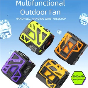 Ventilador de Cintura Portátil de Gran Capacidad con Batería de 6000 mAh, Ventilador de Mano USB Recargable, Mini Ventilador de Aire Acondicionado para Viajes y Senderismo al Aire Libre - Product Image 4