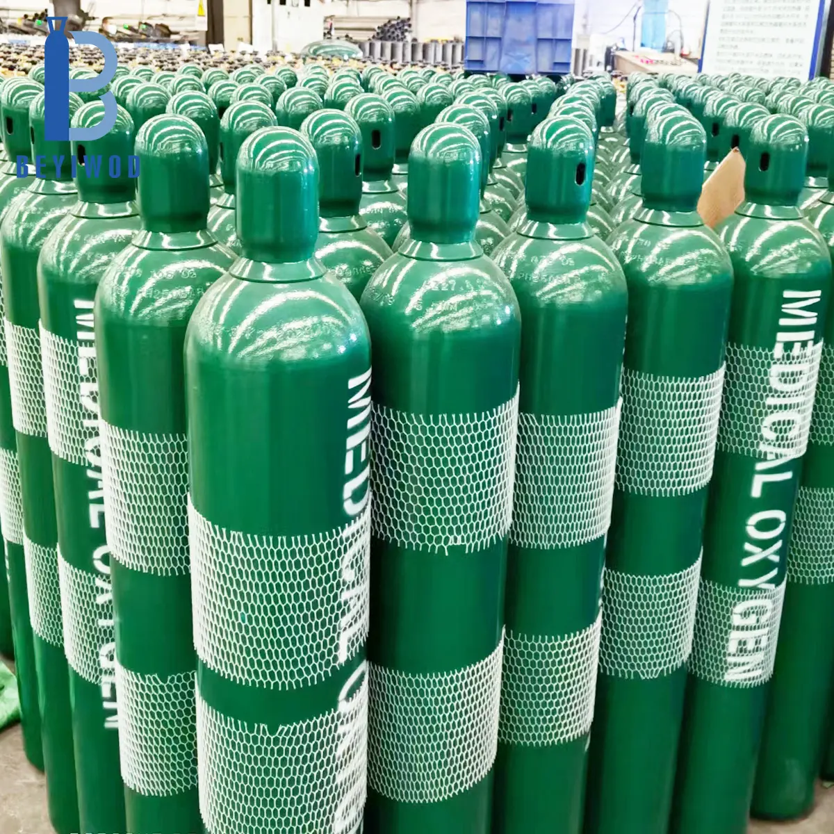 للبيع بالجملة أسطوانة أكسجين طبي لخزان الغاز من الفولاذ عالي الجودة 2L 5L 8L 10L 13.4L 20L