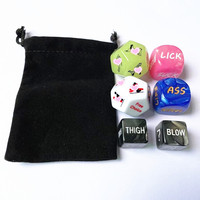 2 dés amoureux amusants pour jeu, jouet romantique pour adultes, cadeau de couple, jouet sexuel à deux faces