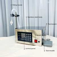 Machines de remplissage semi-automatiques pour liquides 5-3500ml – Machine de remplissage numérique pour sachets, bouteilles et tubes à liquide fluide