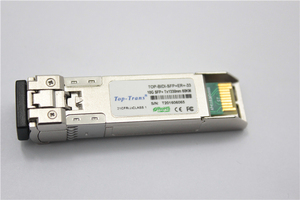 สวิตช์ไฟเบอร์ออปติก TBD-SFP+-ER27+ 10G BIDI SFP+ 1270nm TX / 1330nm 60km DOM BIDI 60km 10G BIDI-SFP+-LH-27  10G 60km BIDI Transc - Product Image 2