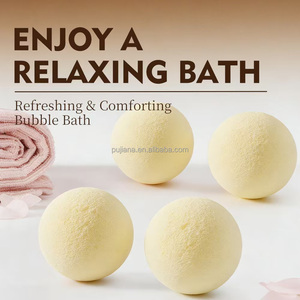 PUJIANA Bomba da Bagno alla Vaniglia Dolce in Barattolo, 100% Naturale a Base Vegetale, Ammorbidente per Pelle Secca, Aromaterapia Spa, Bombe da Bagno Solide Portatili - Product Image 6