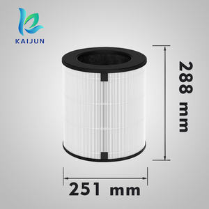 KAIJUN-Ensemble filtre à charbon actif HEPA, blanc, accordéon, pour LV-H133 <span class=keywords><strong>Levoit</strong></span> - Product Image 3