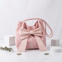 Nouveau Sac à Bandoulière en Velours Côtelé pour Femme avec Grand Nœud, Sac à Main Grande Capacité à Motif Nœud Mignon pour Dames et Filles, Vente en Gros