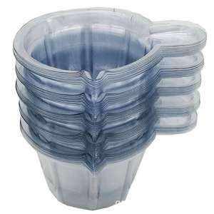 Vaso desechable para orina, vaso de plástico para recolección de orina, vaso para análisis de orina de tamaño mediano y grosor medio, 30-40 ml. - Product Image 1