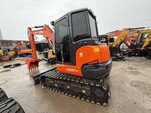 Miniexcavadora Original KUBOTA KX057 de Alta Eficiencia con Cucharón Robusto para Trabajos de Reparación de Infraestructuras - Product Image 2