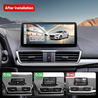 Radio Mobil Android GPS Youducar 10.25 inci, Navigasi Dashboard Mazda 3 Axela 2015-2019, Layar Sentuh, Wireless CarPlay, Kamera Mundur, TV