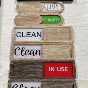 Signe de <span class=keywords><strong>porte</strong></span> coulissant propre signe sale, signe de cuisine magnétique de <span class=keywords><strong>lave</strong></span>-<span class=keywords><strong>vaisselle</strong></span> propre sale, indicateur coulissant pour montrer la <span class=keywords><strong>vaisselle</strong></span> Machine à laver - Product Image 6