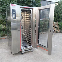 Four à air chaud professionnel rotatif à 16 plateaux, four de cuisson à convection à chariot rotatif avec panneau de commande numérique – Offre Spéciale