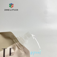 Sac de détergent écologique personnalisé de 50ml 100ml 1000ml bec liquide biodégradable pochette debout pour produit de shampooing