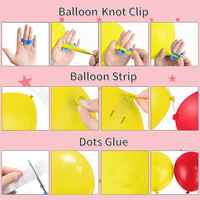 Rouge Jaune Bleu Blanc Patte Dessin Animé Patrouille Chien Ballons Arc Guirlande Kit Globos Décorations De Fête pour Enfants Anniversaire Baby Shower