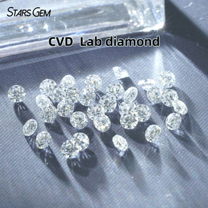 Diamants CVD ronds brillants de laboratoire Starsgem, tailles 0,8-3 mm, prix de gros par carat, DEF VS, en vrac - Product Image 1