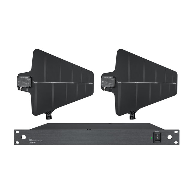 Antenna Distribution System UA845/UA844 Channel UHF 450-970MHz RF Signal Wireless Microphone Amplifier 500M XLR Connector Power