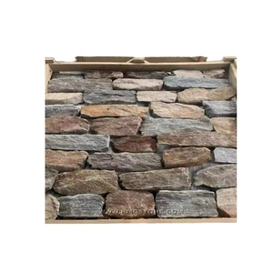 <span class=keywords><strong>Pavé</strong></span> fou d'ardoise grise de style moderne Dalle aléatoire antiacide naturel antique de surface pour le pas extérieur pour les villas - Product Image 1