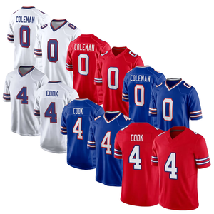 Jersey James Cook Buffalo # 4 Merah 2023 F.U.S.E. Jersey Sepak Bola Jahitan Vp Untouchable Limited - Product Image 1