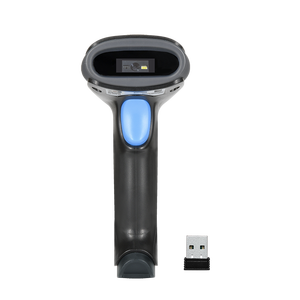 Hot 2D không dây QR Máy Quét Mã Vạch 2.4 Gam + BT không dây đầu đọc siêu thị nhà máy bán lẻ USB & Com giao diện Chứng Khoán - Product Image 1